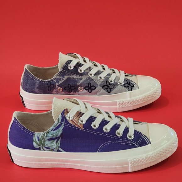 Converse Chuck 70 Low 'Tropical Shirt' Sneaker NWT - Picture 2 of 5